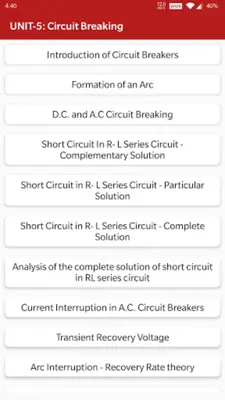 Switchgear And Protection android App screenshot 9