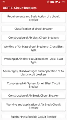 Switchgear And Protection android App screenshot 8